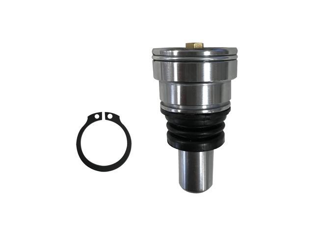 Demon heavy-duty ball joint for Can Am Commander 1000 EFI, featuring a silver metal body, black rubber boot, and a circular retaining clip.