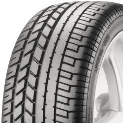 Black Pirelli P Zero Asimmetrico tire, size 255/45 ZR17, featuring a tread pattern designed for performance, with rim protection (MFS) visible on the sidewall.