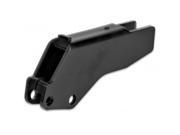 Black plastic chain guide designed for Kawasaki KXF 250/450 models from 2009 to 2018, featuring a streamlined shape and mounting holes for easy installation.