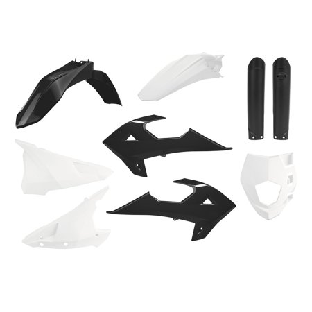 Polisport Polisport Motocross (MX) Replica Plastic Kit for GASGAS MR250 & MR300 (2021–2025) Dirt Bike – OEM Quality  Durable  Flexible & Perfect Fit – Bla