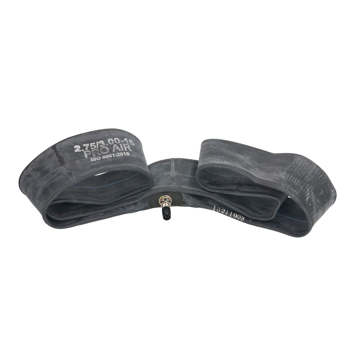 Pro-Air Road Inner Tubes in black rubber, sized 275/300, 16 inches, featuring a straight valve for easy inflation and installation.