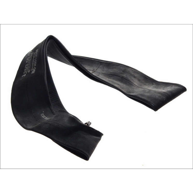 Black rubber inner tube designed for 17-inch tires, featuring a straight valve and marked with "Pro-Air" and size specifications 325/350.