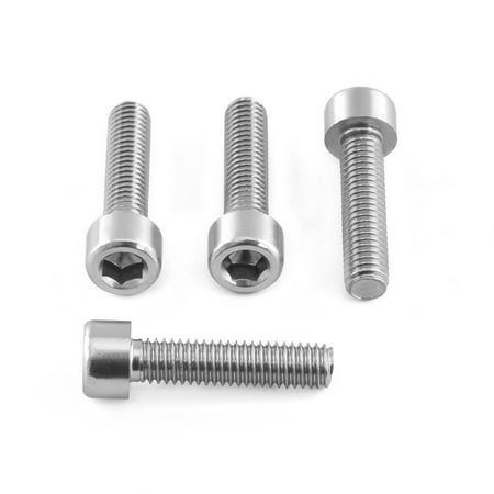 Pro-Bolt Aluminium Screen & Mirror Mounting Bolt Kit featuring four silver bolts with hexagonal heads and varying lengths, designed for durability and secure mounting.