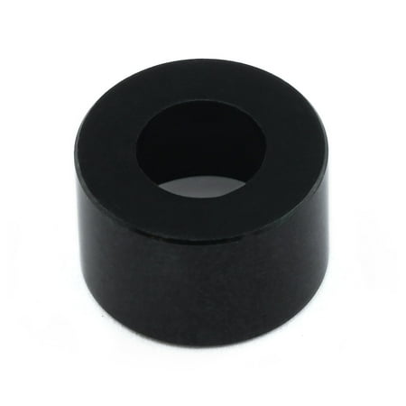 Black alloy washer with a cylindrical shape and a central hole, measuring M8 x 10.0mm, packaged in a set of five by Pro-Bolt.