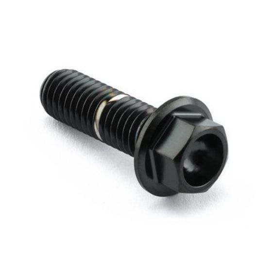 Pro-Bolt stainless steel gear drive cover bolt in black, featuring a hexagonal head, textured grip, and a sleek finish for enhanced durability and style.