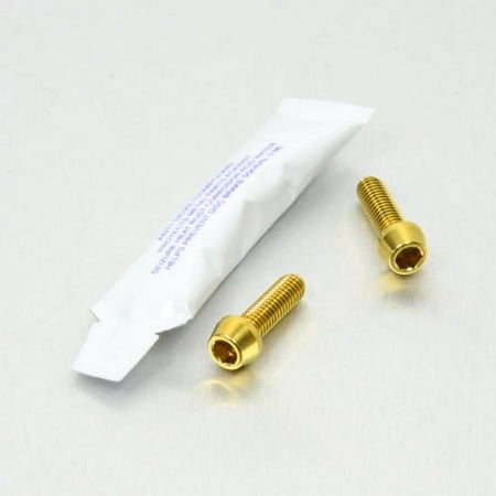 Pro-Bolt stainless steel gear shift bolt kit featuring two gold bolts with a hexagonal socket head, accompanied by a small packet of thread lock adhesive.