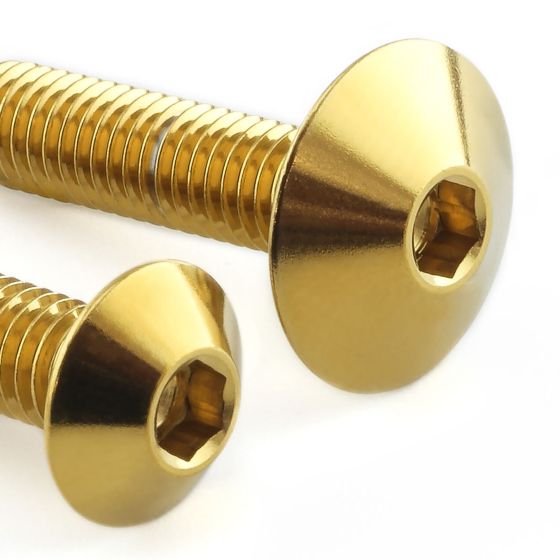 Pro-Bolt stainless steel mudguard and hugger bolt kit featuring gold-colored, hexagonal head bolts with a polished finish and visible threading.