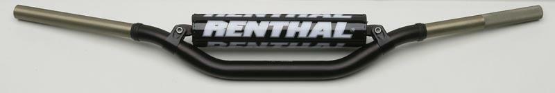 Black Renthal 922 Twinwall RC high bend handlebars featuring a sturdy aluminum construction and prominent white "RENTHAL" branding along the center.