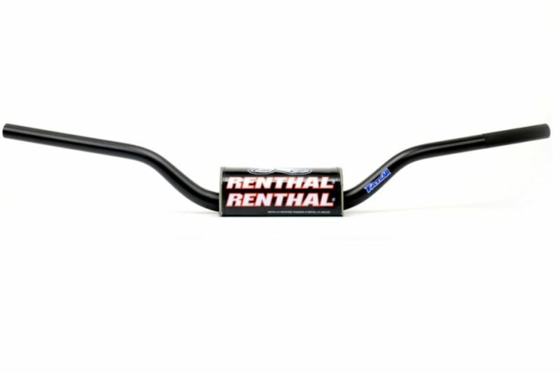 Orange Renthal 821 McGrath Bend Fat Bar handlebars featuring a sleek design, durable material, and a prominent Renthal logo in black and white at the center.