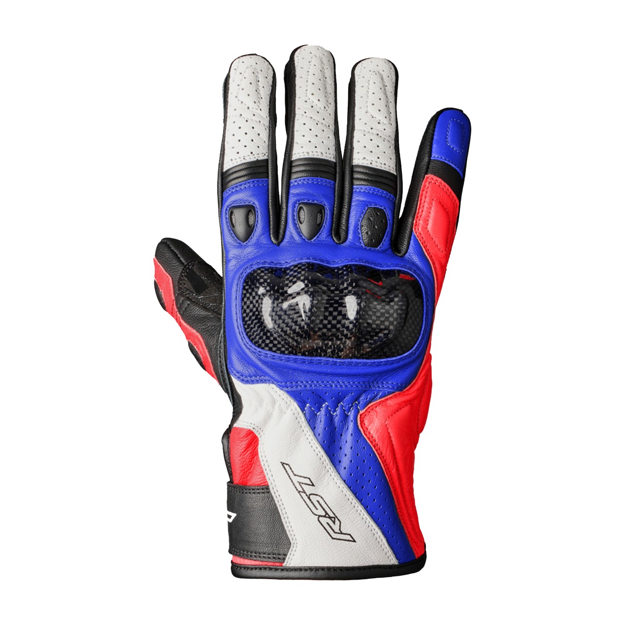 RST RST Stunt III, Gloves , Color: Blue/White/Red , Size: 10