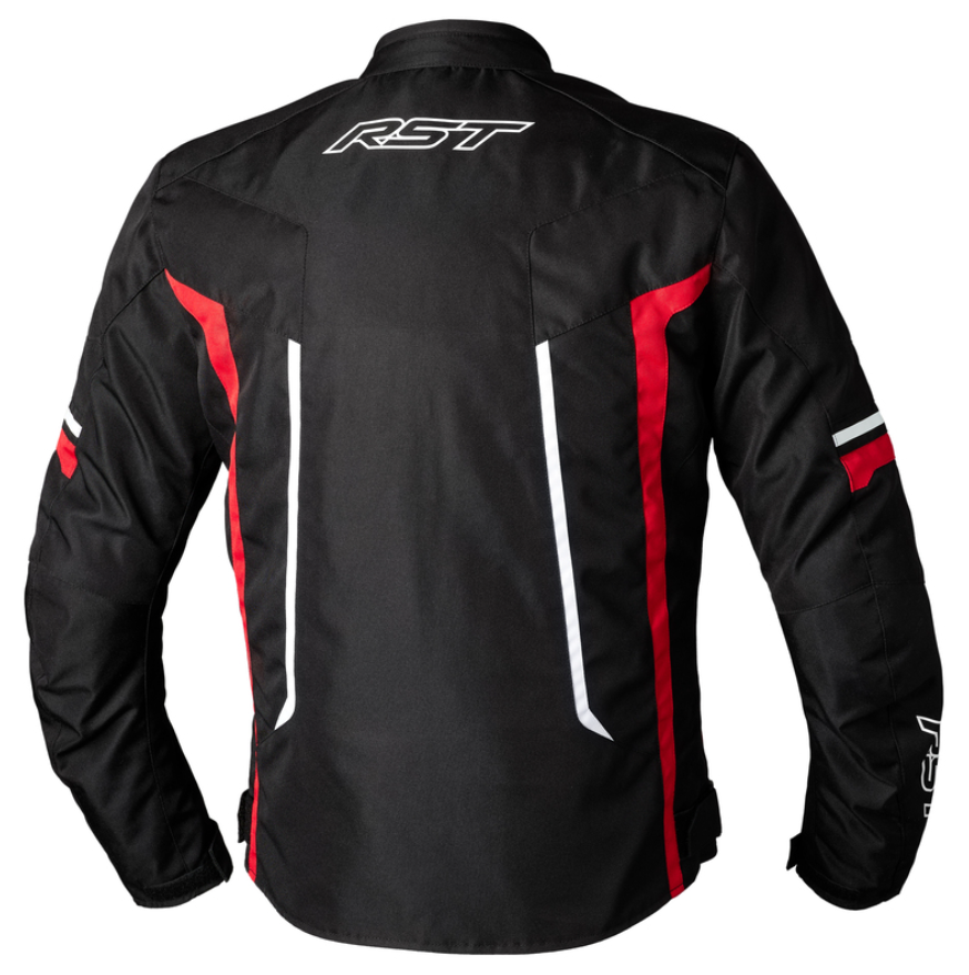 RST 2148 Pilot Evo Textile Motorcycle Jacket - UK 46 / Eur 56 - Black / Red / White, Black/red/white - image 2