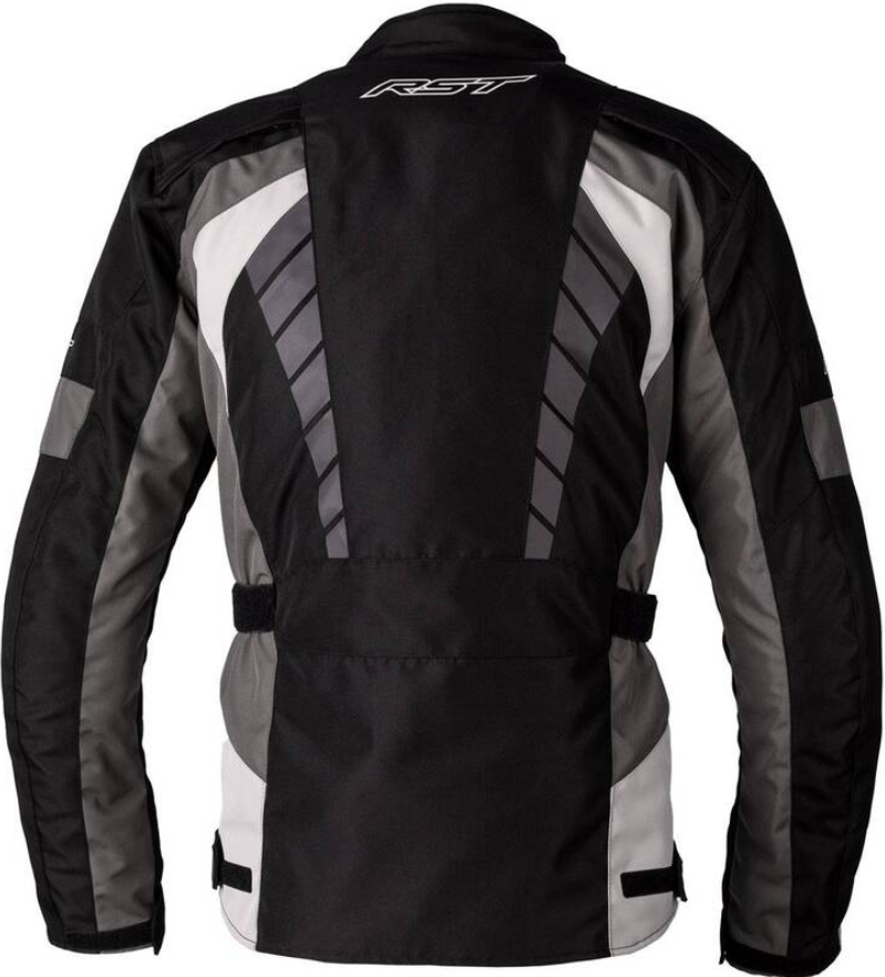 RST 3028 Alpha 5 Textile Motorcycle Jacket - UK 44 / Eur 54 - Black / Grey, Black/grey - image 2