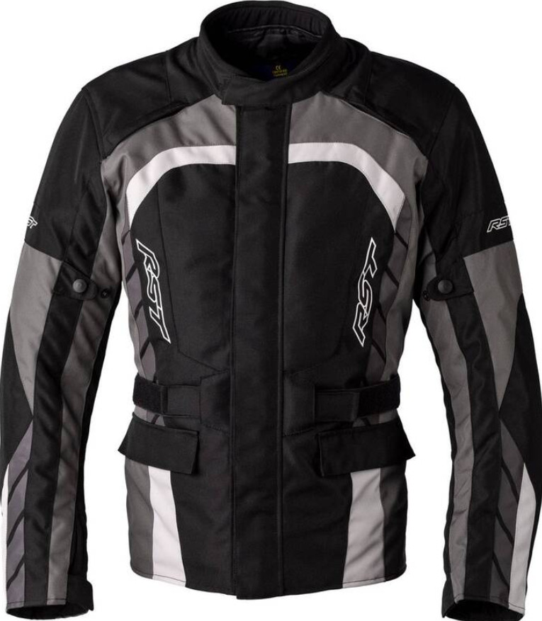 RST RST Alpha 5, Textile Jacket Waterproof , Color: Black/Grey/White , Size: L
