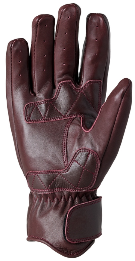 RST IOM TT Hillberry 2 CE Leather Motorcycle Gloves - Large - Oxblood, Red - image 2