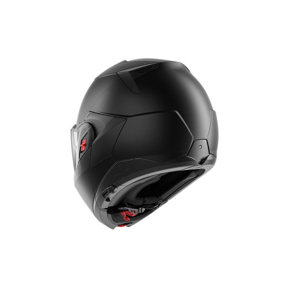 Shark Oxo Plain Motorcycle Helmet - XS (53-54cm) - Dark Shadow Matt Black, Black - image 3