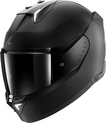 Matt black full face helmet by Shark, model Skwal I3 Shadow Edition, size XL, featuring a sleek design, integrated visor, and ventilation ports.