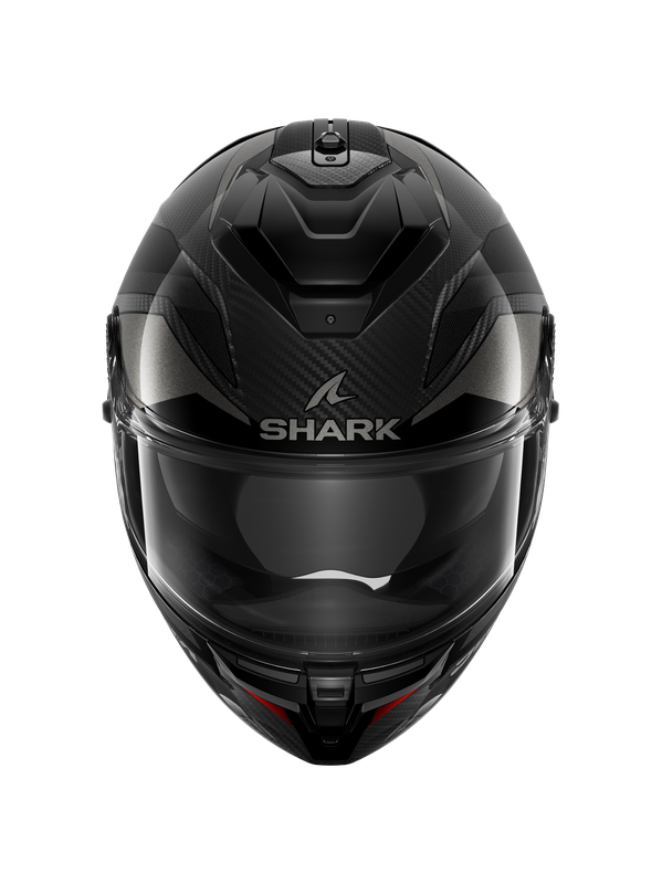 Shark Spartan GT Pro Carbon Graphic Motorcycle Helmet - Ritmo Carbon / Anthracite / Grey - X-Small (53-54cm), Black/grey - image 2