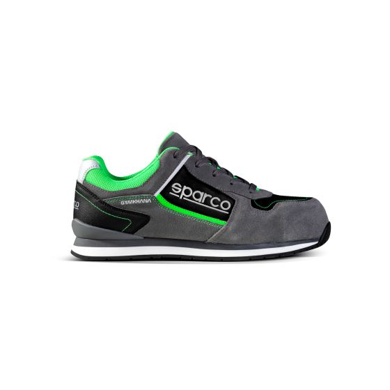 Sparco Sparco Gymkhana S3 ESD SRC Safety Shoes - Size: UK 9 / Eur 43, Green/grey