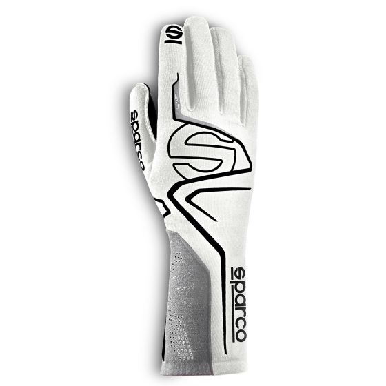 Sparco Sparco Lap Race Gloves - XL, White / Black
