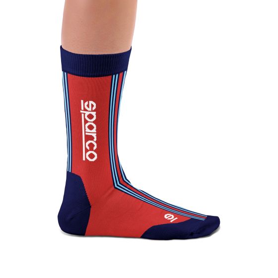 Sparco Sparco Martini Racing Iconic Design Socks - Colour: Red, Size: L/XL