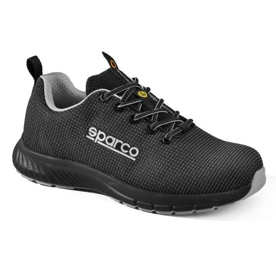 Sparco Sparco Traction Asan S3S ESD Safety Shoes - Size: UK 9.5 / Eur 44, Black