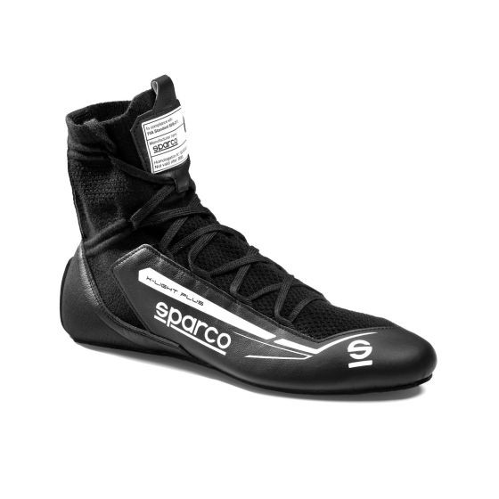 Sparco Sparco X-Light Plus Race Boots - Colour: Black / White, Size: UK 9 / Eur 43