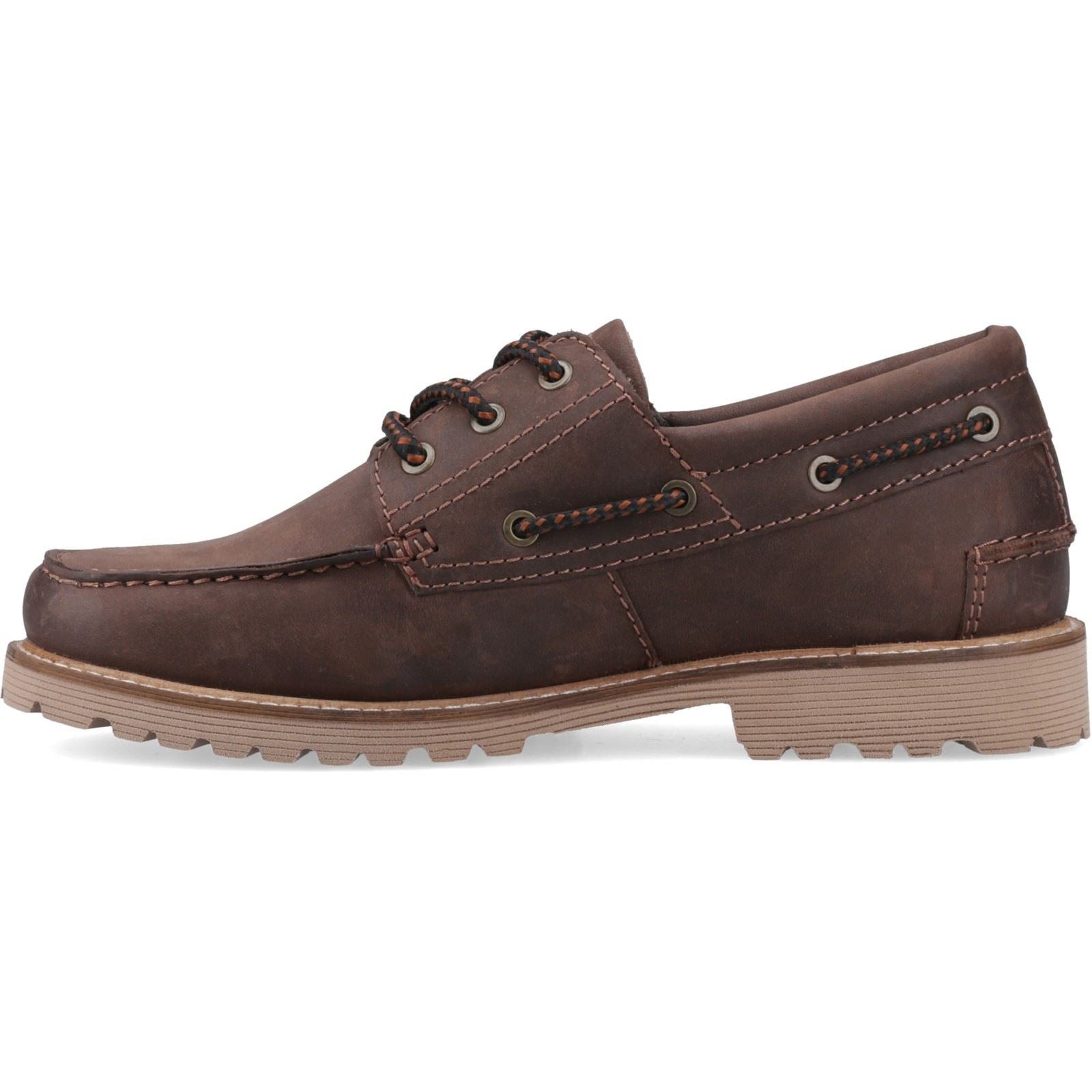 Sperry Houston Leather Men's Brown Boat Shoes - image 4
