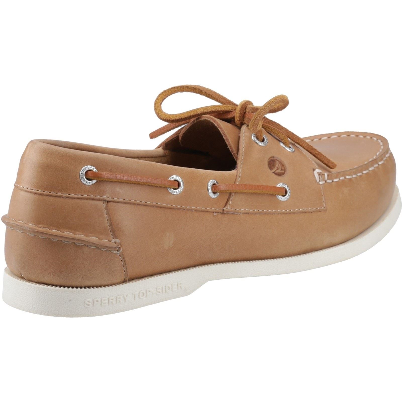 Sperry Tacoma Leather Men's Camel Boat Shoes - image 2