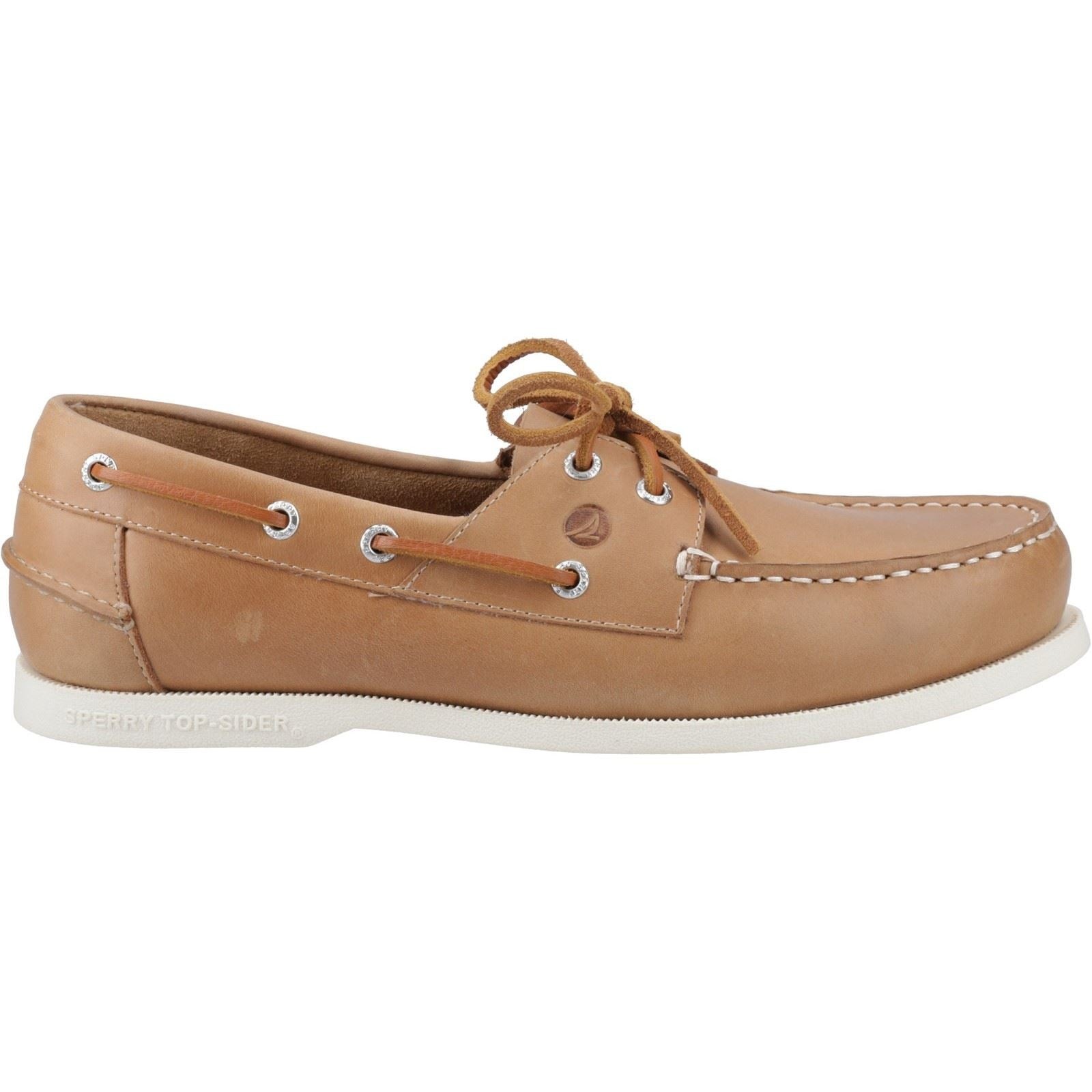 Sperry Tacoma Leather Men's Camel Boat Shoes - image 5
