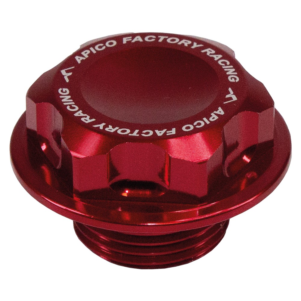 Apico SSNUT5 RED - Apico Steering Stem Nut for KTM 125-530 2001-2023, Husqvarna 2014-2023, Beta RR 2010-2023, Gas Gas 2021-2023 Red
