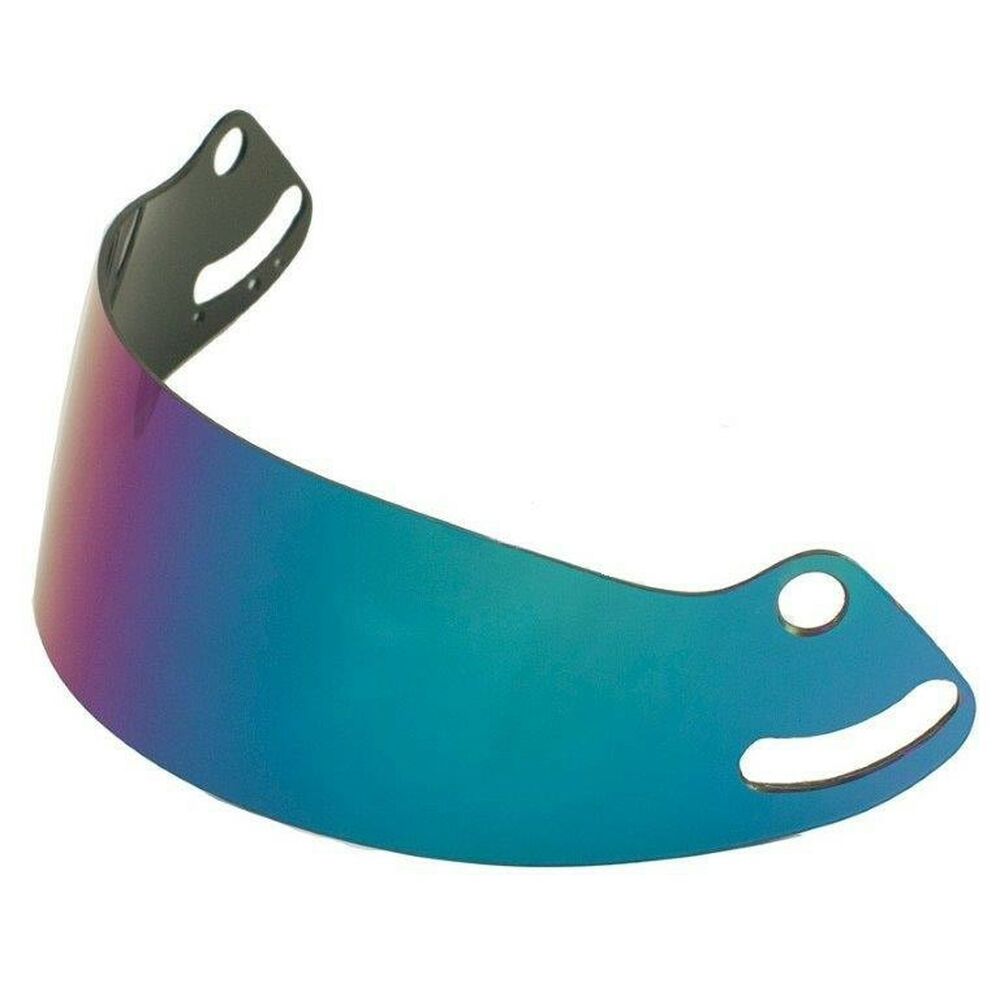 Stilo Short Visor For WRC DES, Trophy DES And Venti / Venti4 Helmets - Blue/Green Iridium - image 4