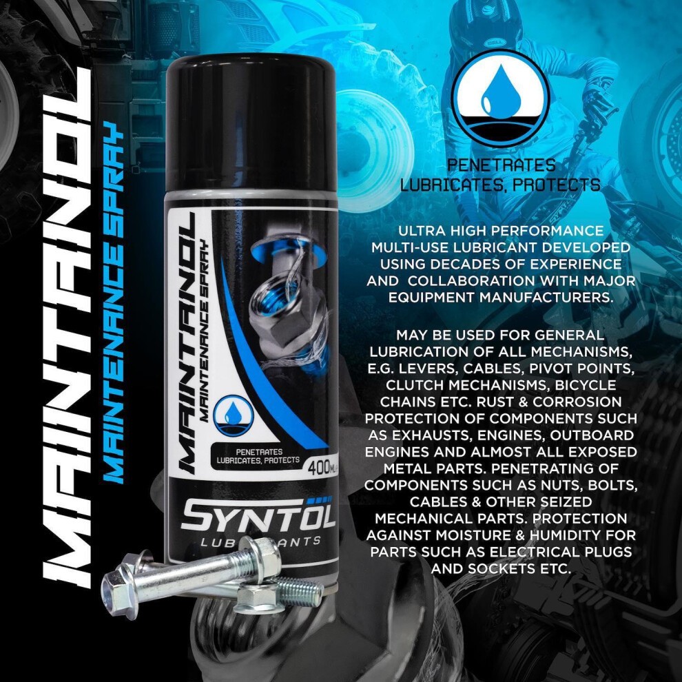 Syntol Maintanol Aersol General Lubricant - 400ml - image 2