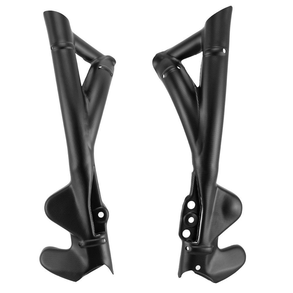 Apico Frame Guards in Factory Black, designed for Gas Gas Trials models 2023-2025, featuring a sleek, durable design with a textured finish for enhanced grip and protection.