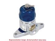 Blue Turbosmart BOV Supersonic with a silver base, featuring a top-mounted adjustment screw, designed for select 2002-2004 Subaru Impreza WRX models.