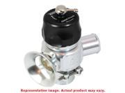 BOV Dual Port Uni 32mm in black with a shiny silver body, featuring a polished bell mouth and a top-mounted adjustable knob for tuning pressure.