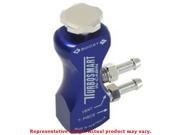 Turbosmart GBCV manual boost controller in blue aluminum, featuring two metal ports and a polished cap, designed for in-cabin installation.