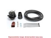 BOV Kompact Dual Port KIT in black, featuring a compact design, includes a valve, silicone hose, fittings, and mounting hardware for VW/AUDI 2.0T VAG V2 models.