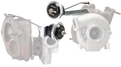 Black metal internal wastegate actuator with a shiny silver arm, designed for Mitsubishi EVO 6-8, featuring a 22 PSI rating and Turbosmart branding.