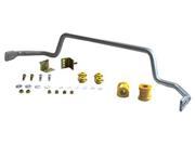 Heavy-duty adjustable swaybar in gray metal with yellow bushings and mounting hardware, designed for 1995-2001 & 2002 BMW 3 Series E36-316i-318Ti Compact models.