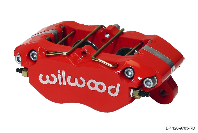 Wilwood Wilwood Caliper-Dynapro 5.25in Mount - Red 1.38in Pistons .81in Disc