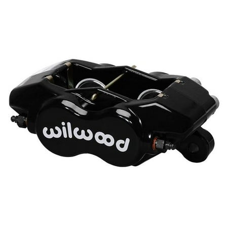 Black Wilwood FDLI caliper with a 1.38-inch size and 0.50-inch rotor, featuring a sleek design and prominent white "wilwood" logo on the side.