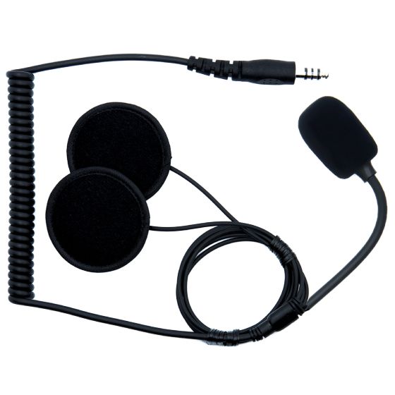 ZeroNoise ZeroNoise Open Face Helmet Intercom Headset - Male Nexus Connector