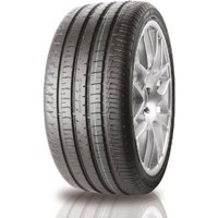 Avon ZX7 tire, 285/45 R19, black with tread grooves, silver rim, rim flange protection, XL load rating.
