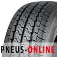 NANKANG AW-8 3PMSF tire with zigzag tread pattern and black sidewall, text overlay "PNEUS-ONLINE".