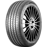 Black Barum Bravuris 5HM tire, 185/60 R15 84H, with sleek tread pattern and silver alloy wheel.