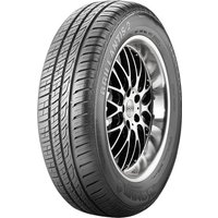 Black Barum Brillantis 2 tire, 155/65 R13 73T, with detailed tread pattern and silver rim.