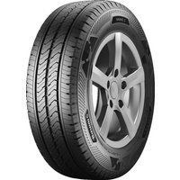 Barum Vanis 3 tire, 195 R14C, black tread, silver rim, 8PR, detailed sidewall pattern.