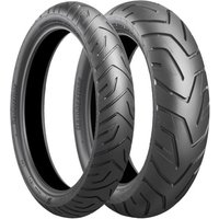 Bridgestone Battlax A41 motorcycle tyre, 170/60 R17, black rubber with deep grooves, rear fitment.