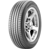 Bridgestone Dueler H/L 33 tire, 235/65 R18 106V, black rubber with detailed tread pattern and silver alloy wheel.