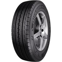 Black Bridgestone Duravis R660 Eco tire with deep tread pattern and "Duravis" embossed on the sidewall.